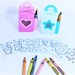 Svg Memory Coloring Card 2 SVG Box Crayon Holder - Etsy