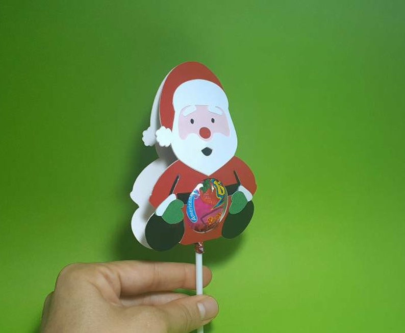 Download SVG Santa Claus Lollipop Holder Winter Svg Favor For Kids ...