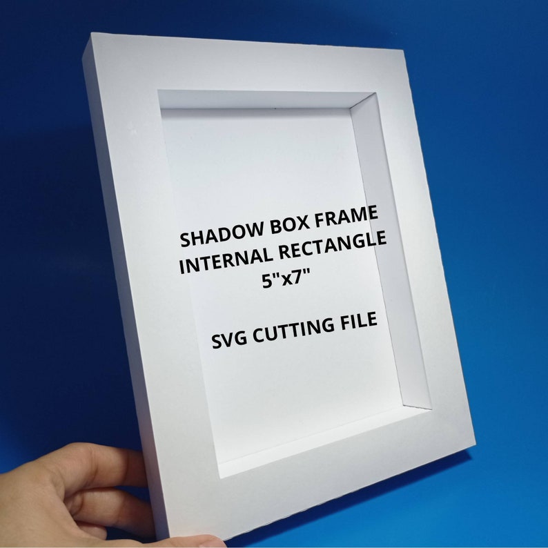 Shadow Box SVG Template 5x7 Shadow Box Frame | Etsy