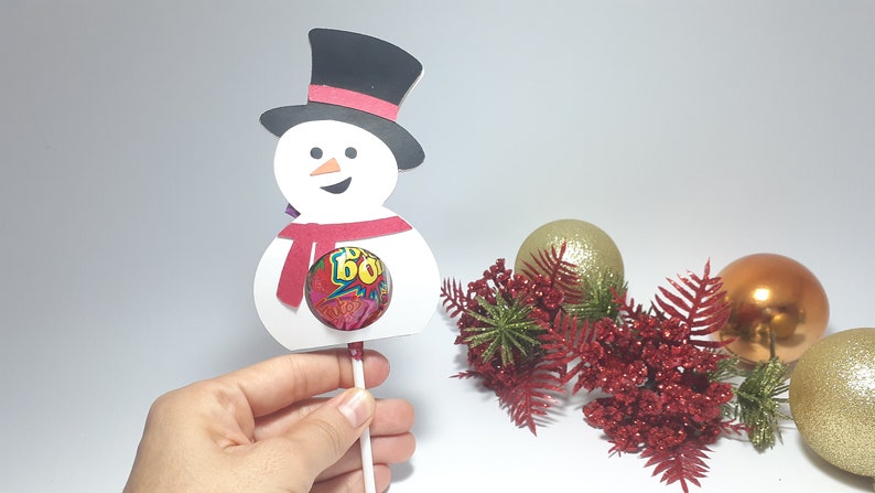 Download SVG Snowman Lollipop Holder Winter Svg Favor For Kids | Etsy