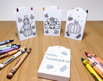 3 Svg Coloring Box Crayon Holder Thanksgiving Pumpkins | Cricut Maker Cricut Joy Cricut Explore Silohuette Cameo Laser Cut