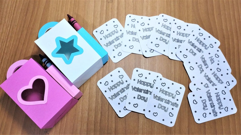 Svg Memory Coloring Card 2 SVG Box Crayon Holder - Etsy