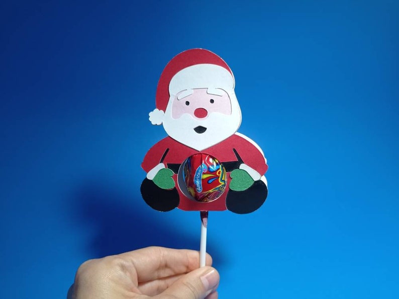 Download SVG Santa Claus Lollipop Holder Winter Svg Favor For Kids ...