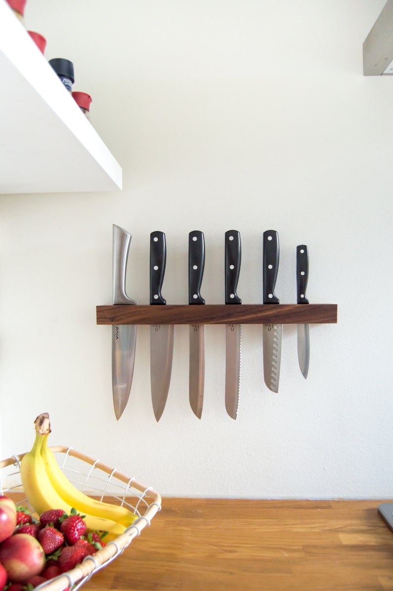 Wall Mounted Knife Holder Knife Rack Chef Gifts for Men Etsy