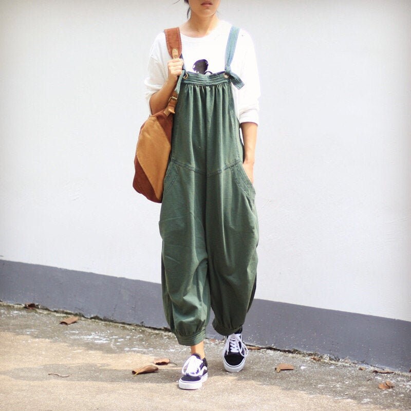 Womens Loose Fitting Denim Cotton 