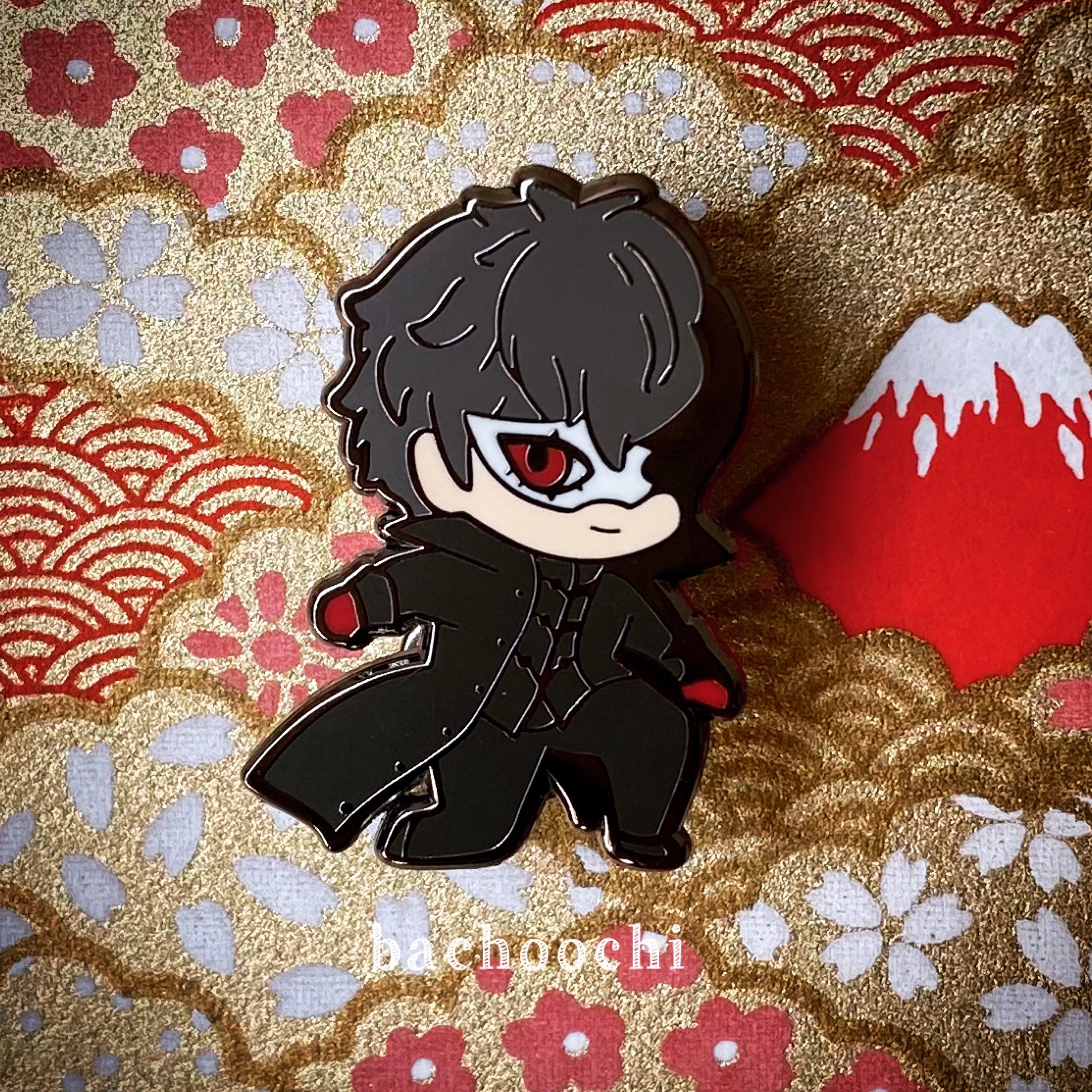 Persona 5 Joker Pin Badge Ren Amamiya P5 Smash Bros Etsy