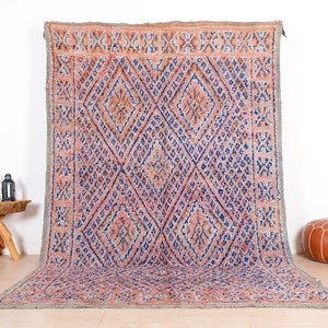 Authentic Beni Mguild Rug, Vintage Moroccan Rug, 6x10 ft