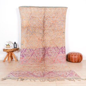 Authentic Beni Mguild Rug, Vintage Moroccan Rug, 5x11 ft