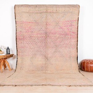 Authentic Beni Mguild Rug, Vintage Moroccan Rug, 6x10 ft