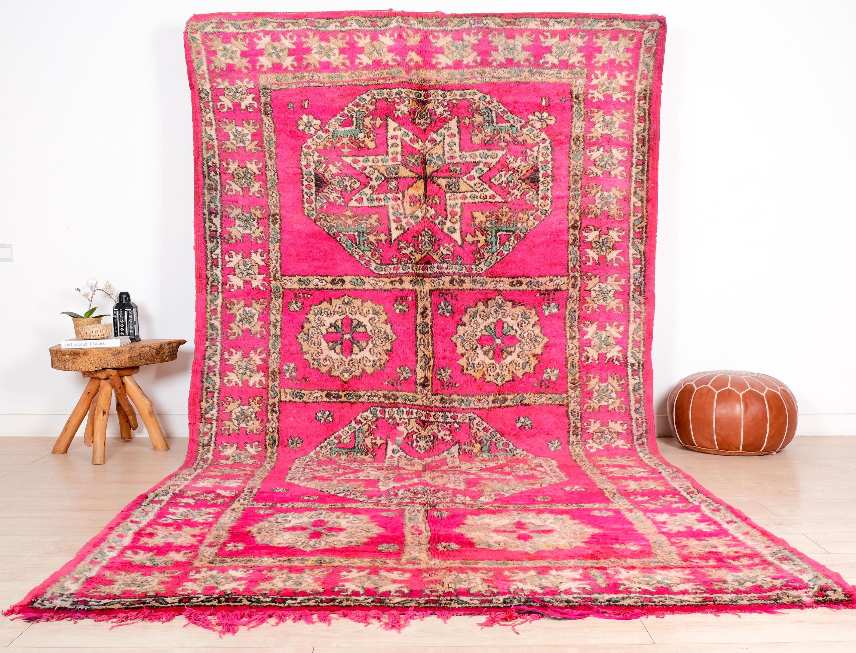 ヴィンテージ　ブジャドラグ Vintage boujad Rug – Zarabiya