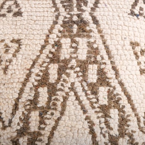 Moroccan Kilim Pouf, Moroccan Floor Cushion, Vintage Kilim Pouf image 4