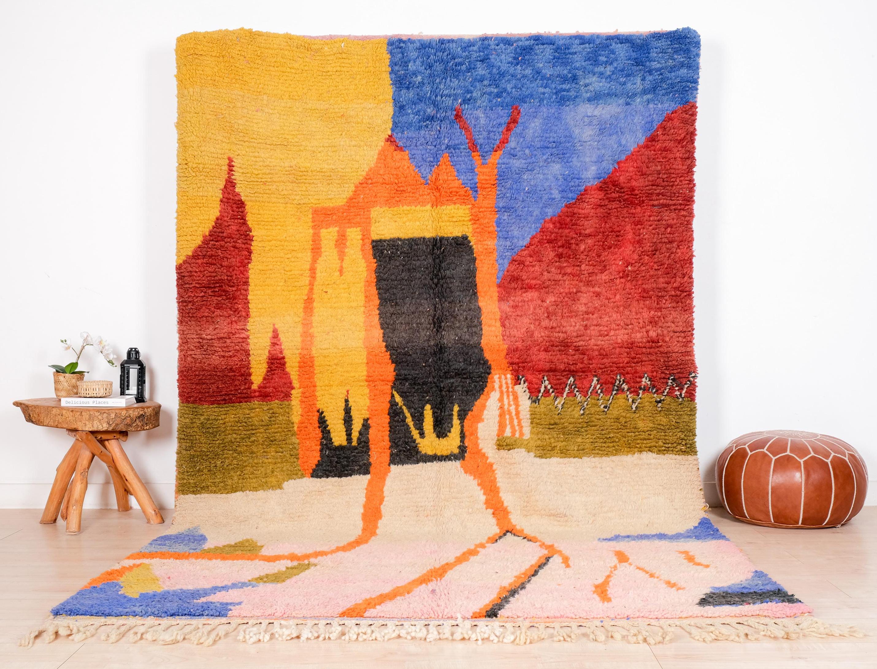 ヴィンテージ　ブジャドラグ Vintage Boujaad rug, 300 x 210 cm || 9.84 x 6.89 feet