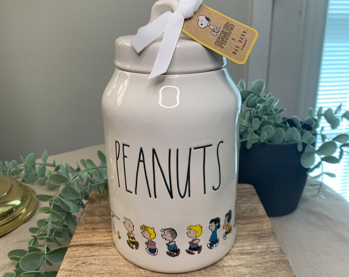 Peanuts Canister Rae Dunn Peanuts Etsy