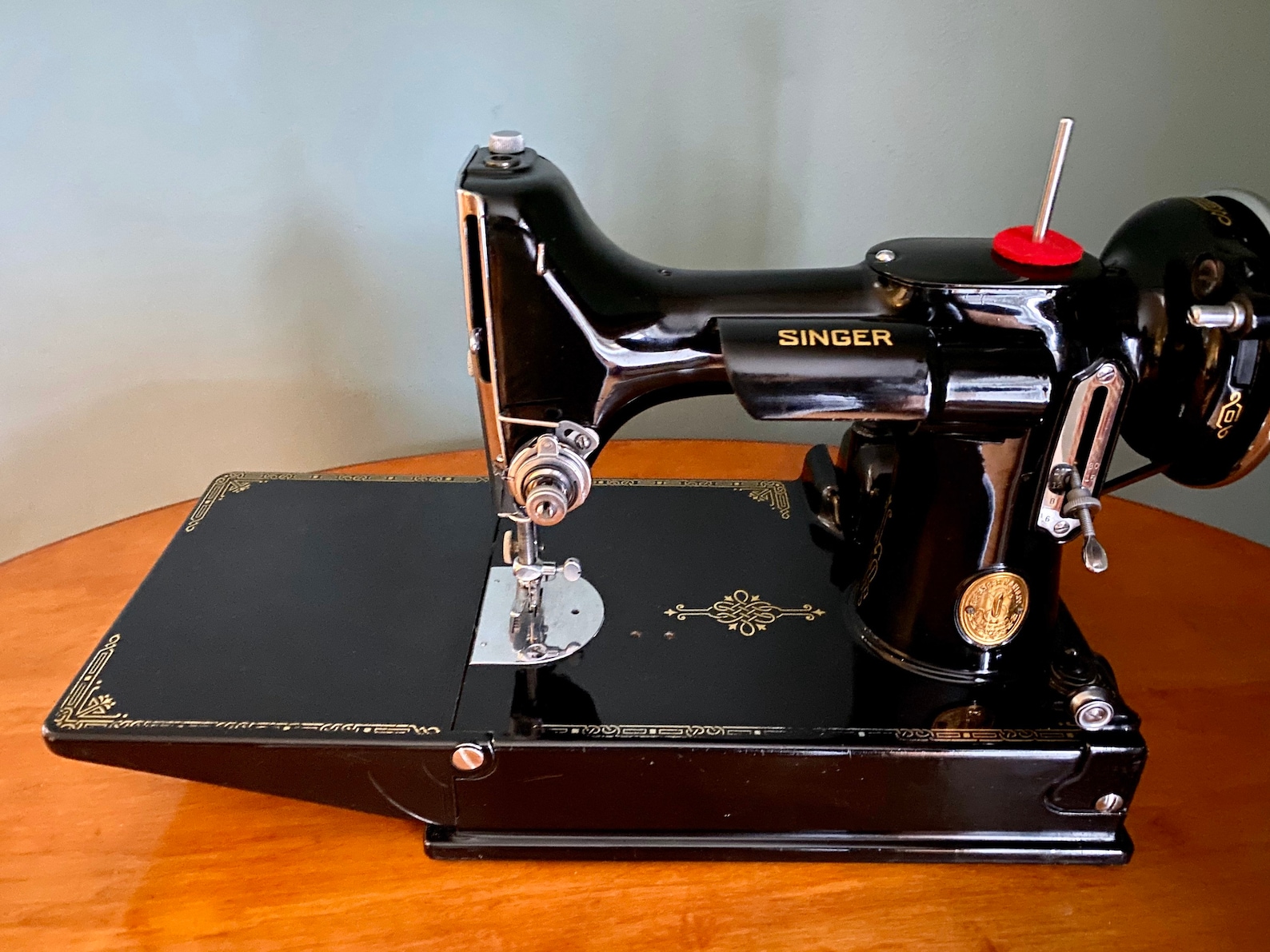 STUNNING 1935 Singer 221 Featherweight Sewing Machine with Etsy