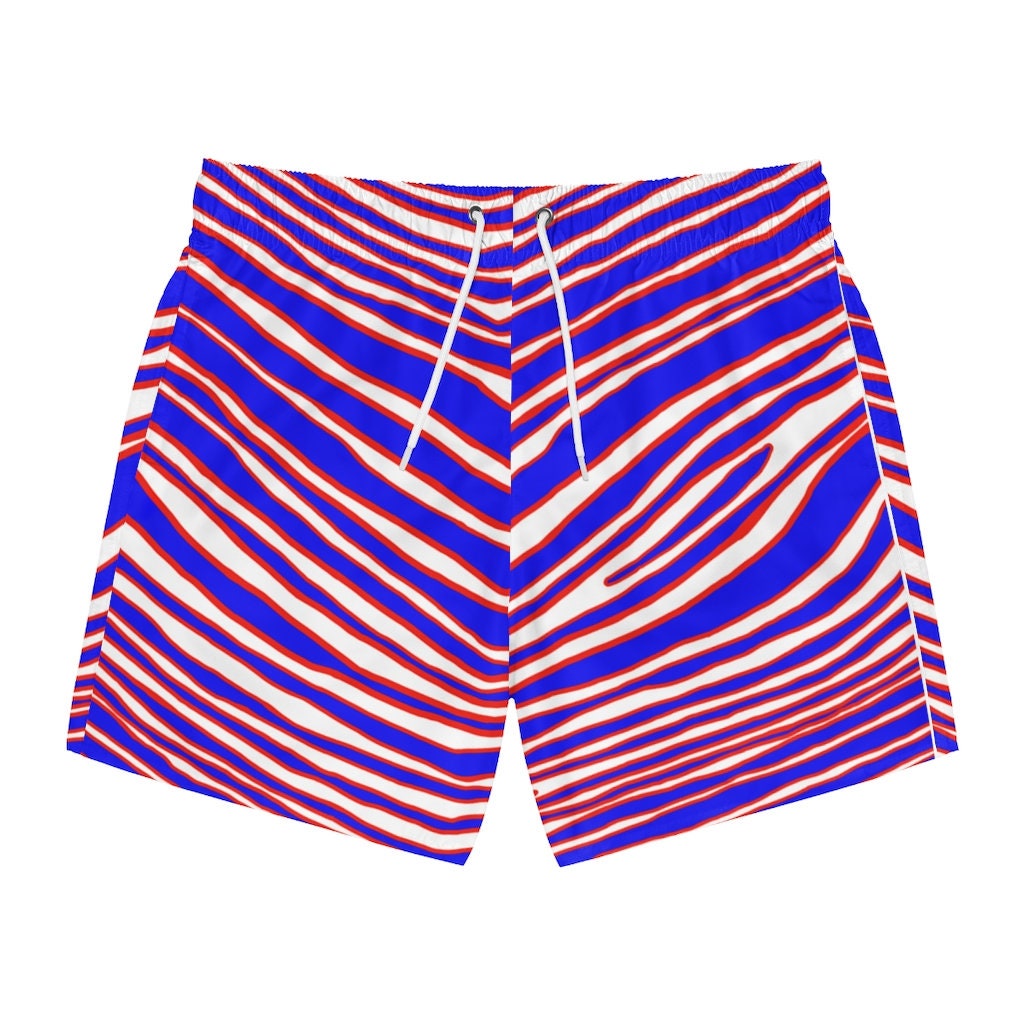 Zubaz Buffalo Swim Trunks Etsy