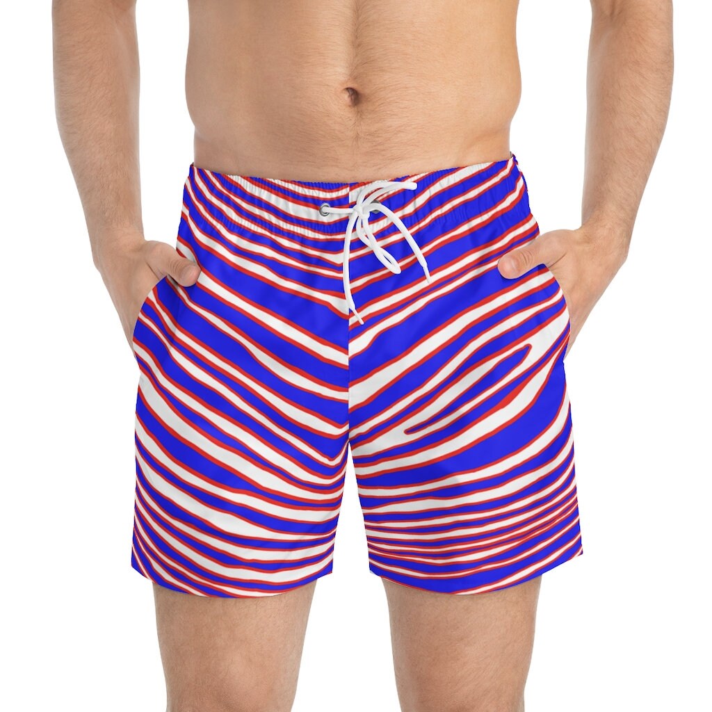 Zubaz Buffalo Swim Trunks Etsy