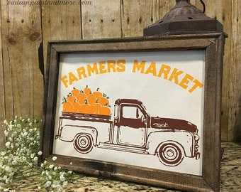 Fall Farmer's Market Sign