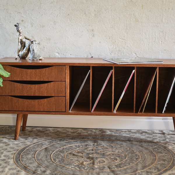 Buffet Classy Vinyl, scandinave milieu du siècle, armoires, buffet