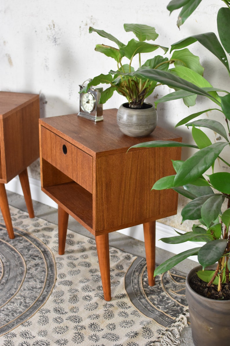 Nachttisch night stand Mid Century 60S TV Stand Design Retro Sideboard Handmade Media