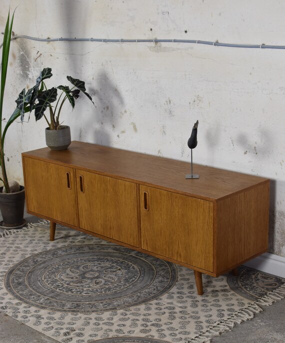 Mid Century 60S TV Stand Design Retro Sideboard Handmade Media