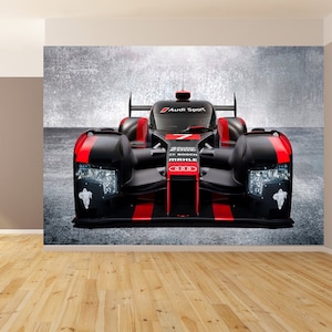 Sport Auto Tapete Auto Wandbild Peel and Stick Wallpaper Wandbild Kinderzimmer Tapete Super Car Wall Art Speed Car Wandbild Garage