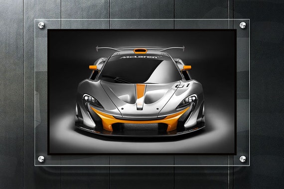 Mclaren P1 Super Race Car Poster