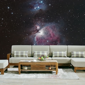 Space Wallpaper Stars Wall Art Kids Room Wall Decor Galaxy Wall Mural Peel and Stick Milky Way Universe Wall Murals Kids Bedroom Wallpaper
