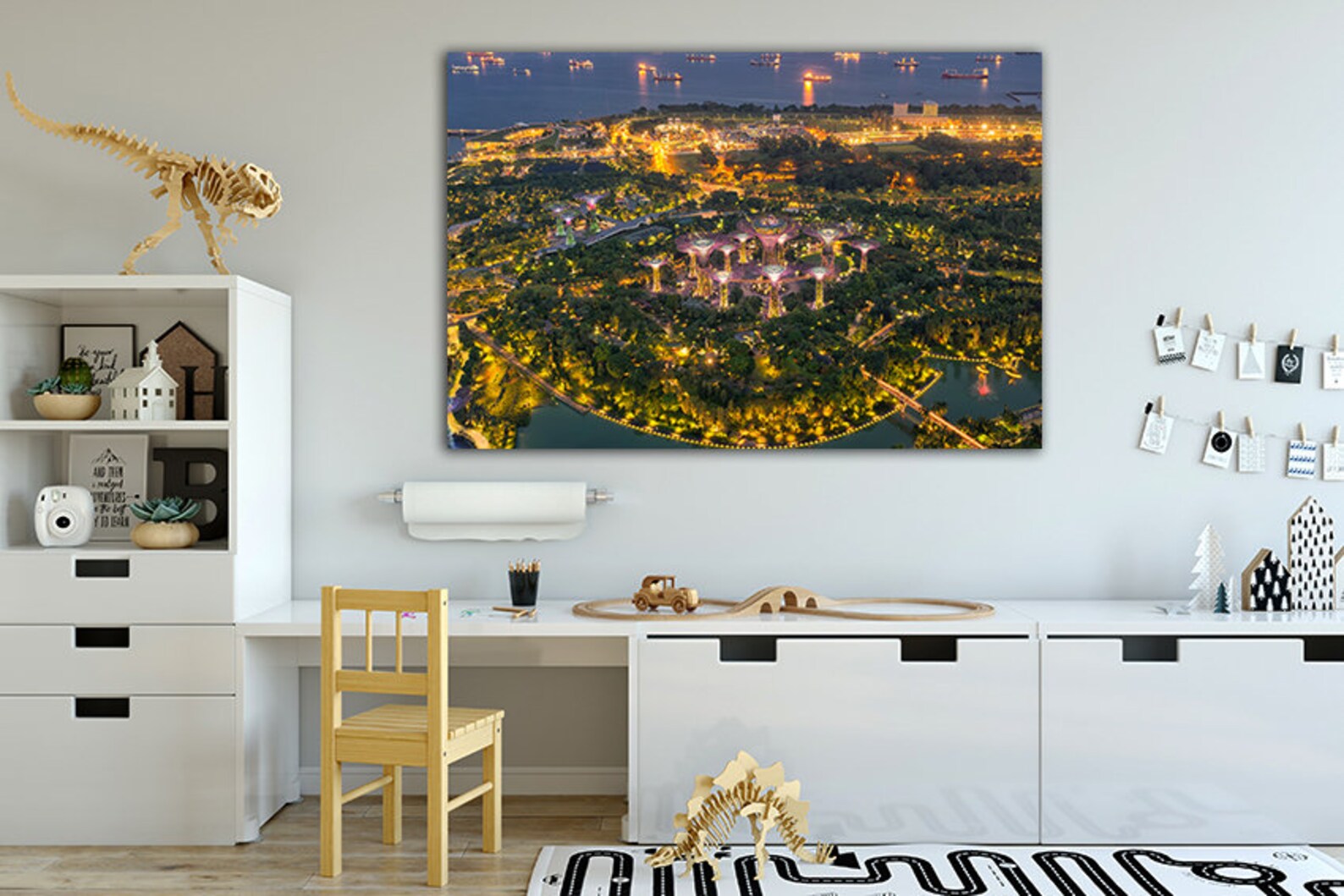 Singapore Canvas Asia Decor Garden by Bay Singapore Wall Art Etsy