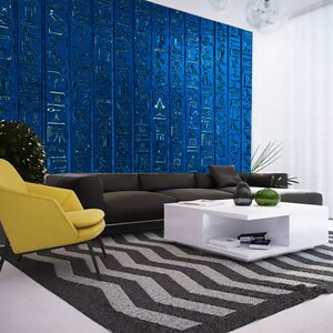 Egyptian Wallpaper Blue Wall Mural Ancient Egypt Mythology Wallpaper ...