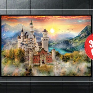 Neuschwanstein Castle Germany New Swanstone Castle poster Neuschwanstein print Neuschwanstein poster Castle art Castle decor Present Picture