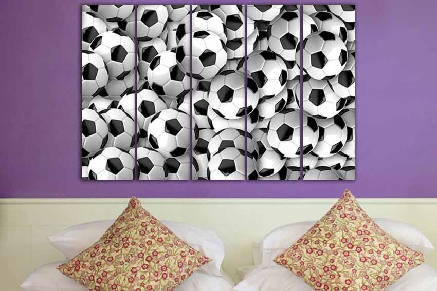 Soccer Ball Canvas Ball Boy Art Sport Wall Art Soccer Decor Etsy