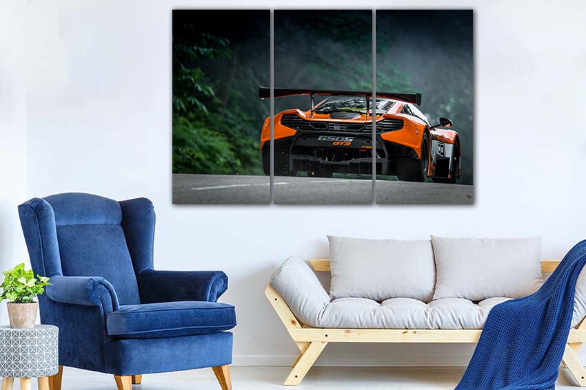 Mclaren Canvas Sport Car Wall Art Mclaren Decor Car Print - Etsy