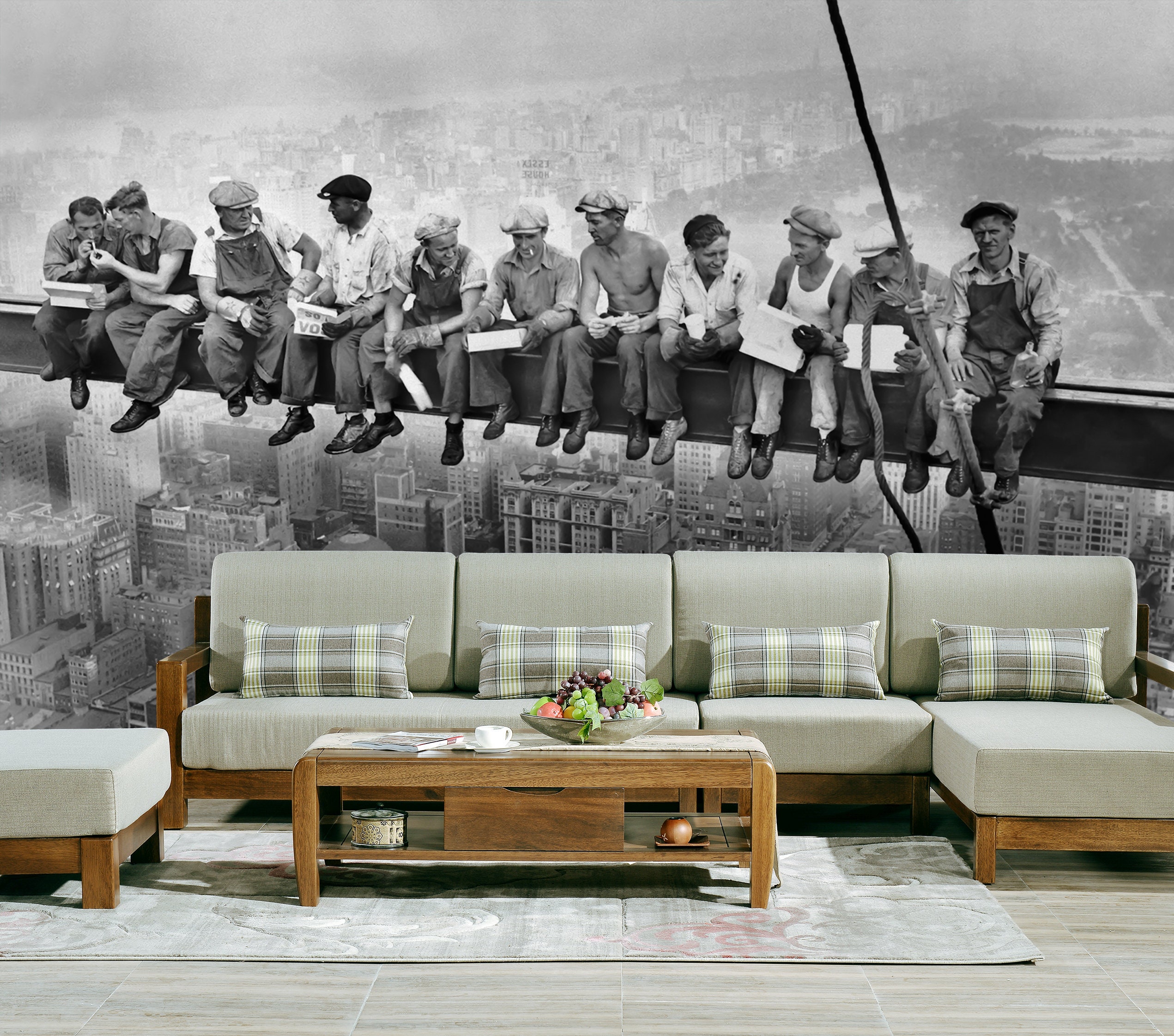 最終値下げ　ヴィンテージ Lunch atop a Skyscraper 絵画 Amazon.com: Lunch atop a Skyscraper Workers Eating on Beam