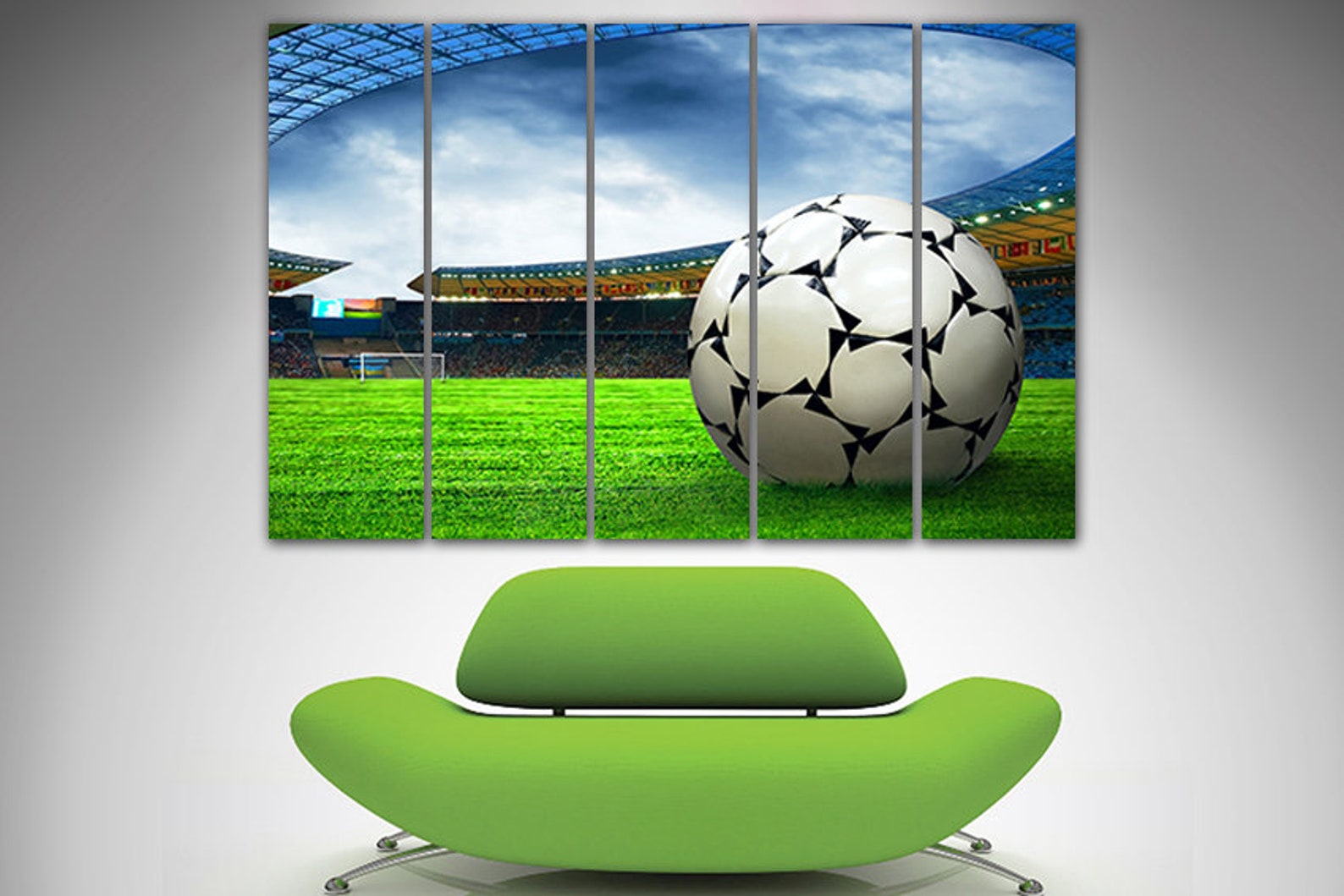 Soccer Ball Canvas Ball Boy Art Sport Wall Art Soccer Decor Etsy