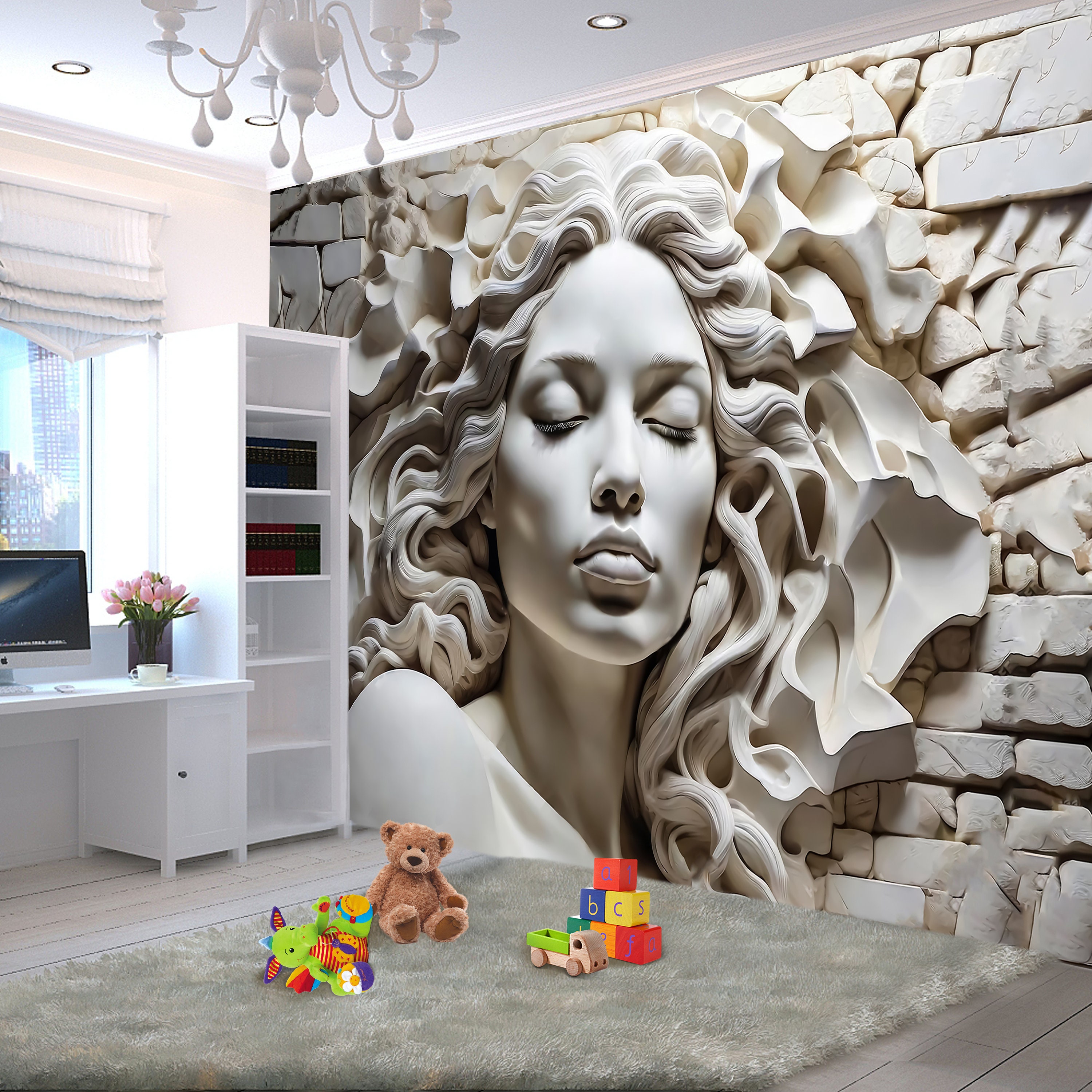 Marmor Textur Goldener Look Abstraktes Design Tapete Selbstklebendes Schälen und Aufkleben Wandbilder Wanddekoration Skandinavisch Abnehmbar