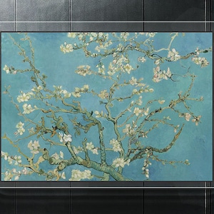 Almond blossoms Van Gogh poster Almond Tree blossom tree vincent van gogh van gogh artwork Van Gogh prints Vincent Van Art Van Gogh Painting