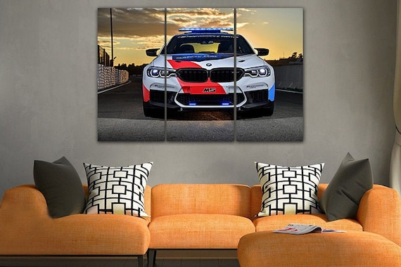 Bmw Canvas Car Wall Decor Transport Print Engine Wall Art Bmw Etsy
