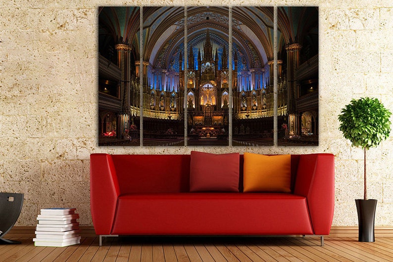 Fan Shop 5 Piece Wall Art Painting Notre Dame De Paris Pictures