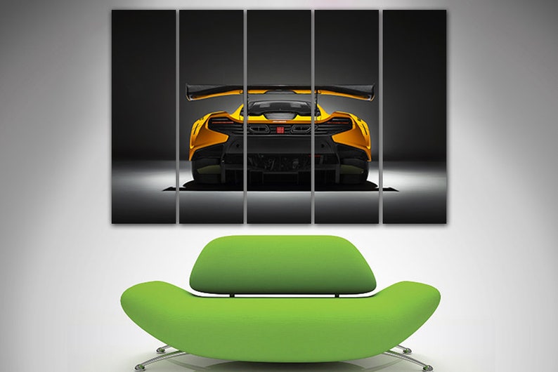 McLaren canvas Sport car wall art McLaren decor Car print ...