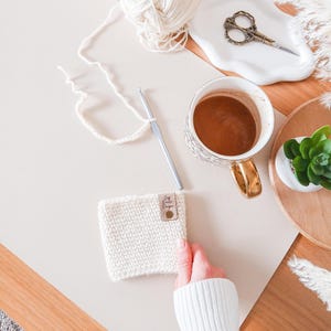 Crochet Cup Cozy, Crochet Cup Sleeve, Reusable Cup Sleeve, Mug Warmer, Coffee Cup Sleeve, Unique Gifts for Her image 5