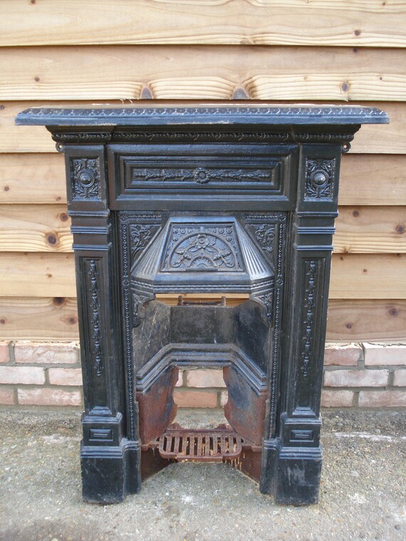 Victorian Cast Iron Fireplace Uk Delivery Only Local Free Etsy