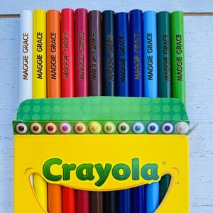 Personalized Crayola Colored Pencils | 12 Pack