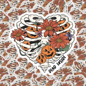 Dead Inside Halloween Sticker