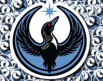 Rebel Loon Sticker | Laptop Sticker | Water Bottle Sticker | Minnesota Sticker