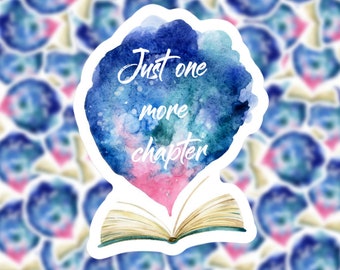 Just One More Chapter Book Sticker