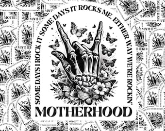 Motherhood | Laptop Sticker | Water Bottle Sticker