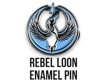 Rebel Loon Enamel Pin