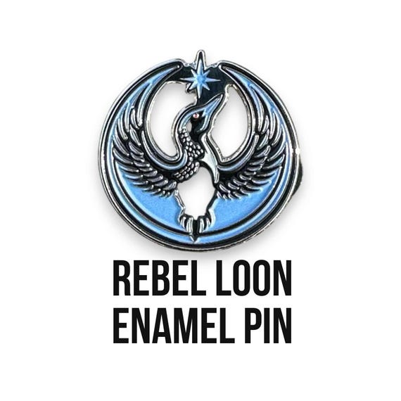 Rebel Loon Enamel Pin