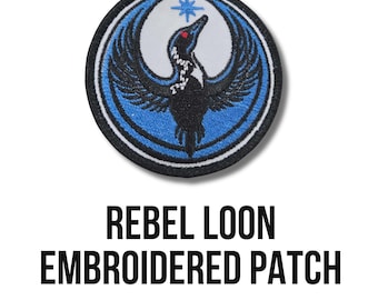 Rebel Loon Embroidered Patch | Minnesota Rebel Loon
