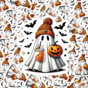 Basic Boo Cute Ghost Sticker